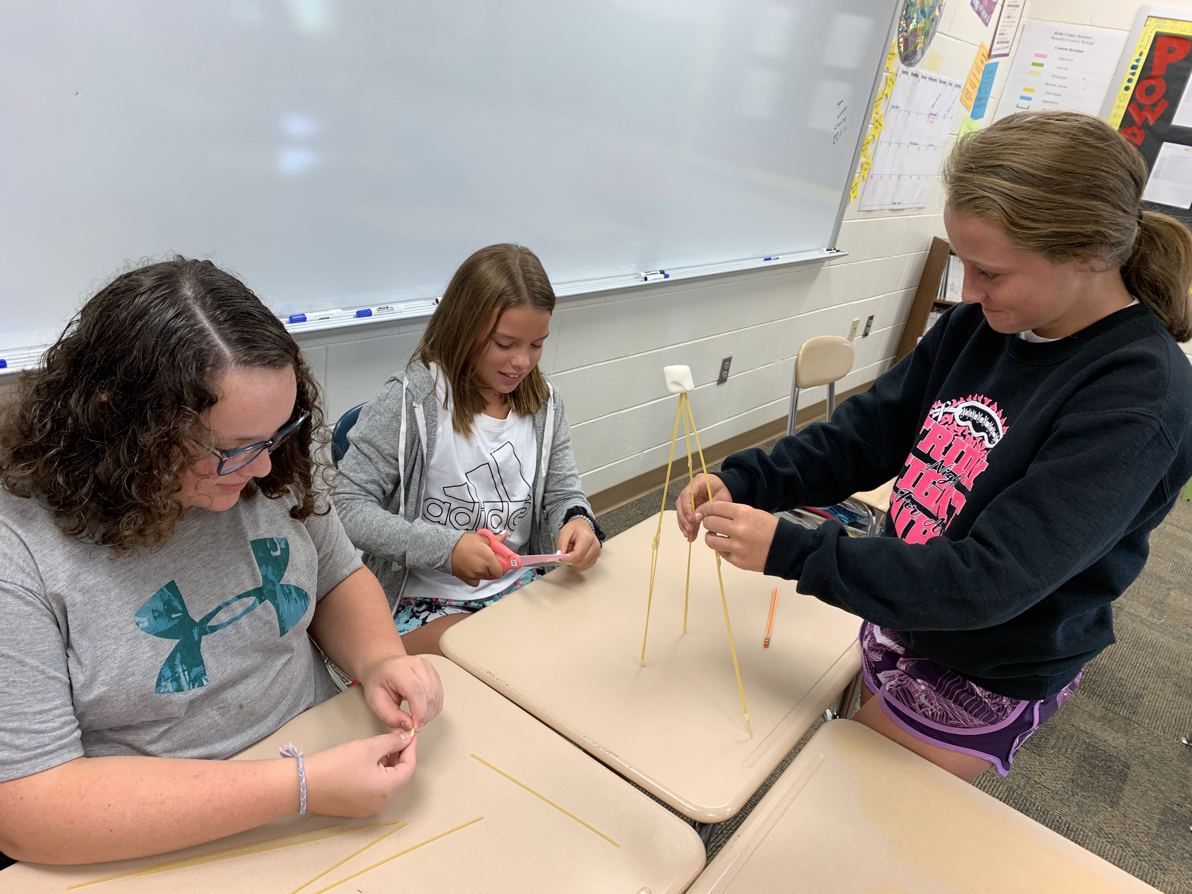 Mrs. Fuehrer’s Marshmallow Challenge Holdrege Public Schools