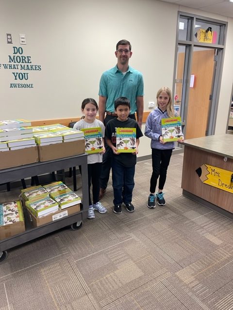 3rd Graders Receive Dictionaries