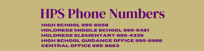 Holdrege Public Schools Phone Numbers